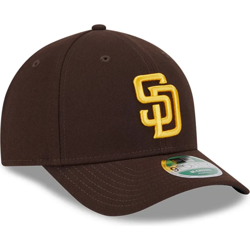 cappellino-curvo-marrone-snapback-9forty-m-crown-player-replica-di-san-diego-padres-mlb-di-new-era