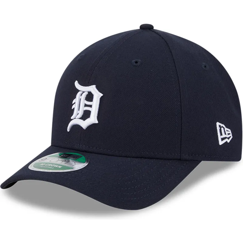 cappellino-visiera-curva-blu-marino-snapback-9forty-m-crown-player-replica-di-detroit-tigers-mlb-di-new-era