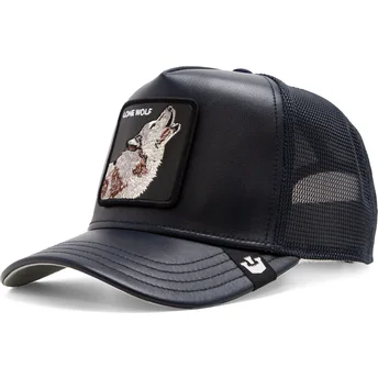 Cappellino trucker blu marino lupo Lone Shleather Wolf The Farm di Goorin Bros.