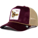 trucker-cap-violett-biene-amethyst-queen-the-farm-jewel-tones-von-goorin-bros