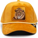 gelbe-gebogene-snapback-kappe-lowe-lion-royalty-the-farm-von-goorin-bros