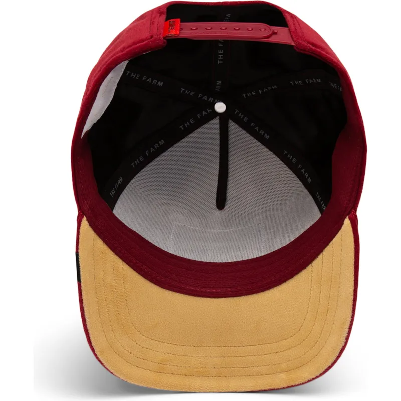 rote-gebogene-snapback-kappe-drache-dragon-royalty-the-farm-von-goorin-bros rote-gebogene-snapback-kappe-drache-dragon-royalty-the-farm-von-goorin-bros