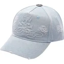 blaue-verstellbare-curved-cap-denim-embossed-skull-von-ed-hardy