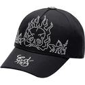 czarna-regulowana-czapka-z-daszkiem-flaming-skull-od-ed-hardy
