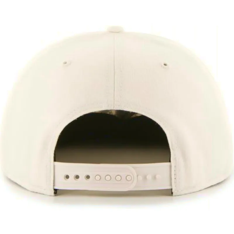 cappello-piatto-beige-liscio-snapback-di-mlb-new-york-yankees-di-47-brand