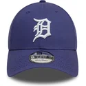 9forty-league-essential-verstellbare-violette-kappe-der-detroit-tigers-mlb-von-new-era