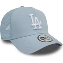 9forty-a-frame-league-essential-los-angeles-dodgers-mlb-trucker-cap-in-hellblau-von-new-era