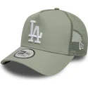 los-angeles-dodgers-mlb-9forty-a-frame-league-essential-hellgrune-trucker-kappe-von-new-era