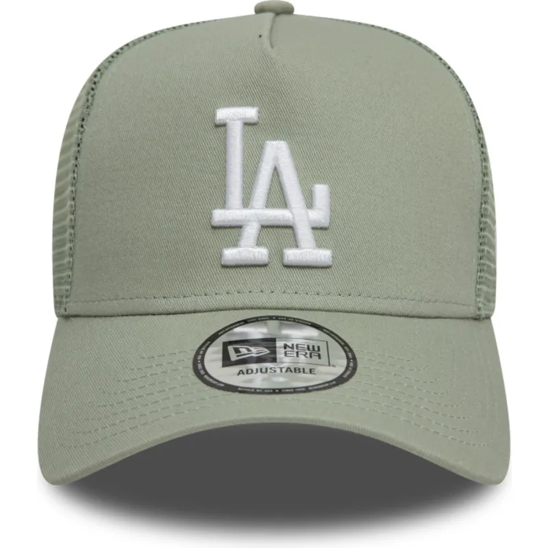 hellgrune-9forty-a-frame-league-essential-trucker-cap-der-los-angeles-dodgers-mlb-von-new-era