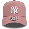 rosa-9forty-a-frame-league-essential-trucker-cap-der-new-york-yankees-mlb-von-new-era
