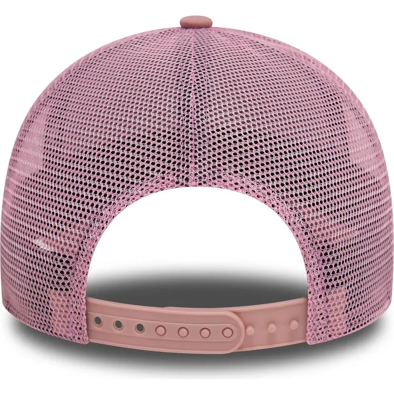 trucker-cap-rosa-9forty-a-frame-league-essential-der-new-york-yankees-mlb-von-new-era