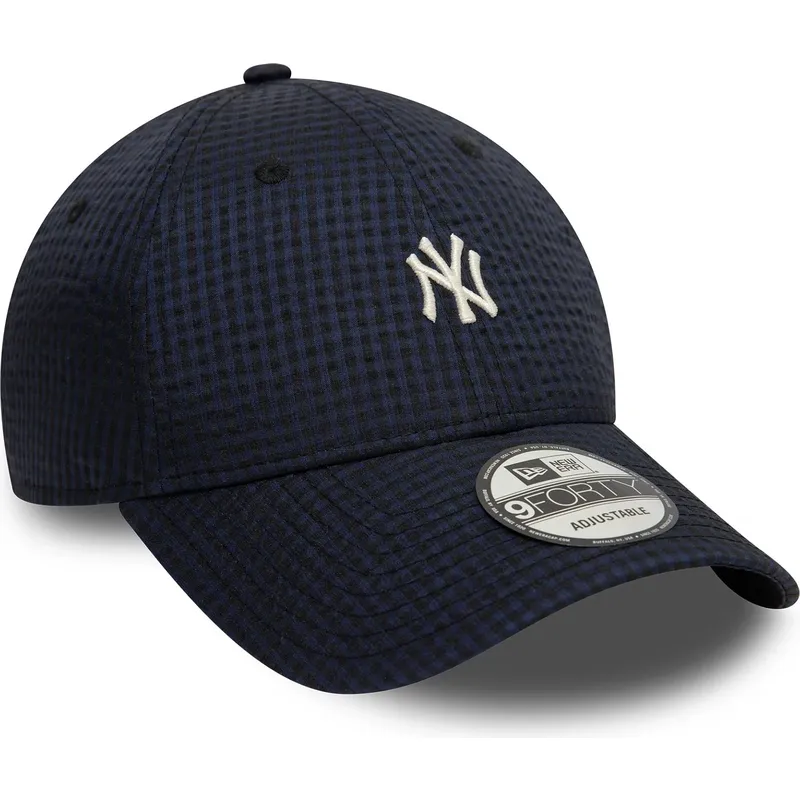 marinbla-bojd-justerbar-keps-9forty-seersucker-fran-new-york-yankees-mlb-av-new-era