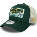 grune-9forty-a-frame-patch-trucker-cap-der-oakland-athletics-mlb-von-new-era