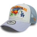 multifarbene-trucker-kappe-9forty-a-frame-fruit-graphic-der-los-angeles-dodgers-mlb-von-new-era