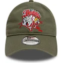 zielona-zakrzywiona-czapka-regulowana-9twenty-z-tomem-i-jerrym-looney-tunes-od-new-era