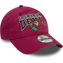 cappellino-curvo-rosso-regolabile-9twenty-washed-di-diavolo-della-tasmania-looney-tunes-di-new-era