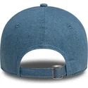 verstellbare-blaue-damen-cap-9forty-denim-icon-heart-der-los-angeles-dodgers-mlb-von-new-era