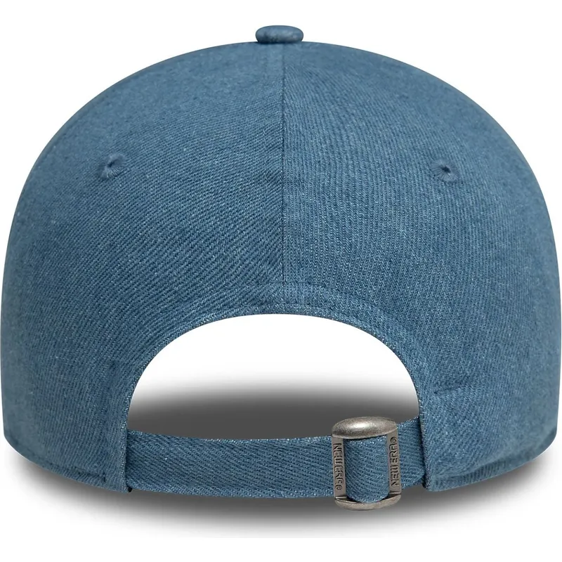 blaue-verstellbare-curved-cap-fur-damen-9forty-denim-icon-heart-der-los-angeles-dodgers-mlb-von-new-era