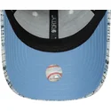 verstellbare-blaue-damen-cap-9forty-tweed-der-new-york-yankees-mlb-von-new-era