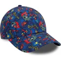 cappellino-curvo-blu-navy-per-bambino-9forty-all-over-print-di-superman-dc-comics-di-new-era