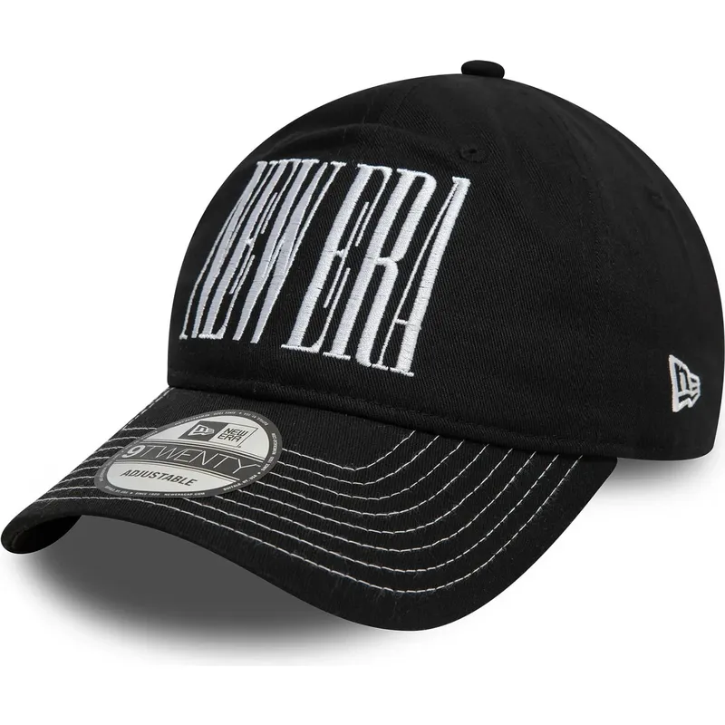 casquette-courbee-noire-9twenty-workmark-new-era