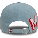 cappellino-curvo-blu-e-marrone-regolabile-9forty-denim-del-ac-milan-serie-a-di-new-era