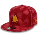 casquette-plate-rouge-snapback-9fifty-tie-dye-associazione-sportiva-roma-serie-a-new-era