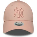 bojd-rosa-justerbar-keps-for-dam-med-rosa-logotyp-9forty-league-essential-fran-new-york-yankees-mlb-av-new-era