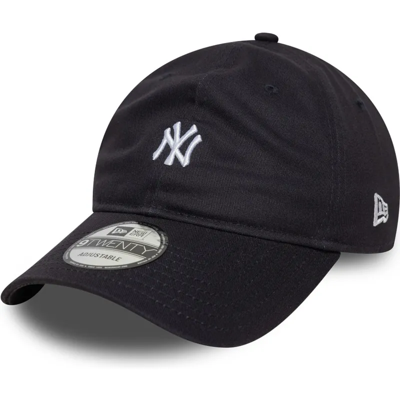 cappellino-curvo-blu-marino-regolabile-9twenty-mini-logo-dei-new-york-yankees-mlb-di-new-era