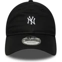 casquette-courbee-noire-ajustable-9twenty-mini-logo-new-york-yankees-mlb-new-era