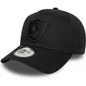 czarna-zakrzywiona-czapka-snapback-e-frame-essential-las-vegas-raiders-nfl-od-new-era