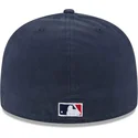 cappello-piatto-blu-navy-regolabile-59fifty-a-frame-championship-side-flag-di-atlanta-braves-mlb-di-new-era
