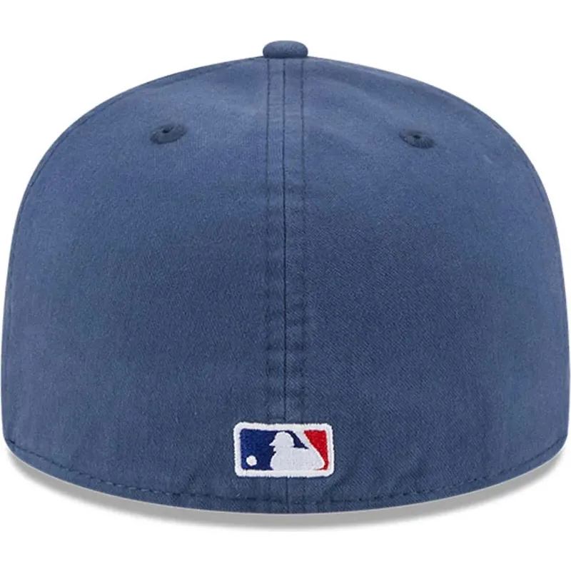 platt-bla-justerad-keps-59fifty-a-frame-championship-side-flag-los-angeles-dodgers-mlb-fran-new-era