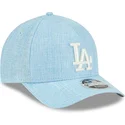 gorra-curva-azul-claro-snapback-9forty-m-crown-a-frame-cotton-weave-de-los-angeles-dodgers-mlb-de-new-era