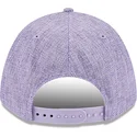 casquette-courbee-violette-snapback-9forty-m-crown-a-frame-cotton-weave-new-york-yankees-mlb-new-era