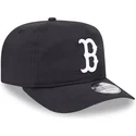 schwarze-verstellbare-curved-cap-golfer-everyday-nylon-der-boston-red-sox-mlb-von-new-era