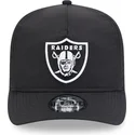 svart-justerbar-bojd-keps-golfer-everyday-nylon-las-vegas-raiders-nfl-fran-new-era