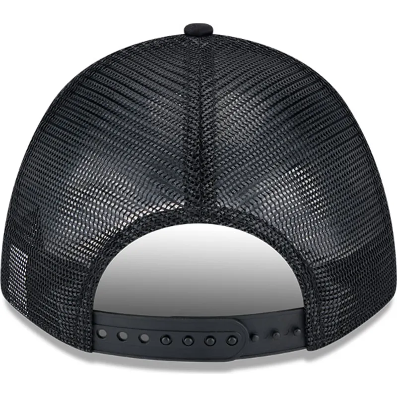 schwarze-trucker-kappe-9forty-m-crown-a-frame-gradient-raceway-der-new-york-yankees-mlb-von-new-era