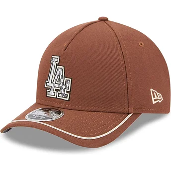 Brązowa czapka z daszkiem 9FORTY M-Crown A Frame Motorsport Los Angeles Dodgers MLB od New Era