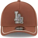 brazowa-czapka-z-daszkiem-9forty-m-crown-a-frame-motorsport-los-angeles-dodgers-mlb-od-new-era