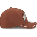 czapka-z-daszkiem-brazowa-snapback-9forty-m-crown-a-frame-motorsport-nascar-od-new-era