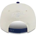 los-angeles-dodgers-mlb-new-era-snapback-golfer-team-scribble-weiss-blau-gebogene-kappe