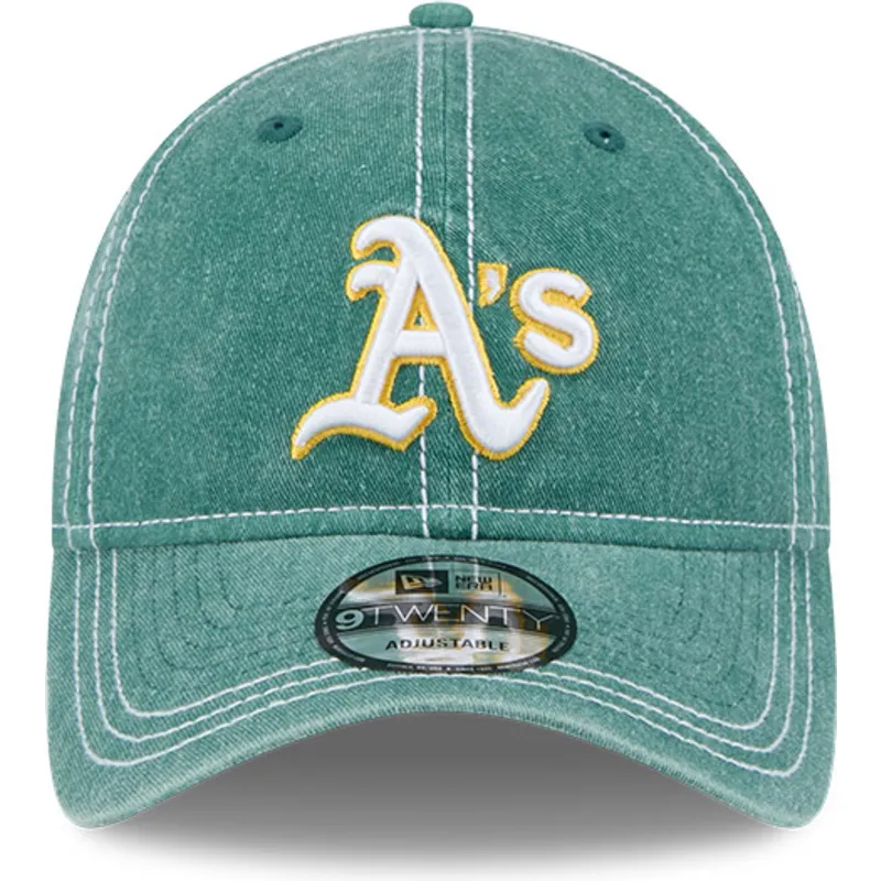 justerbar-gron-bojd-keps-9twenty-washed-contrast-oakland-athletics-mlb-fran-new-era