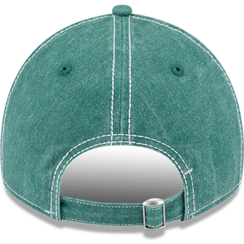 regulowana-zielona-czapka-z-zakrzywionym-daszkiem-9twenty-washed-contrast-oakland-athletics-mlb-od-new-era