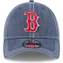niebieska-zakrzywiona-czapka-regulowana-9twenty-washed-contrast-boston-red-sox-mlb-od-new-era