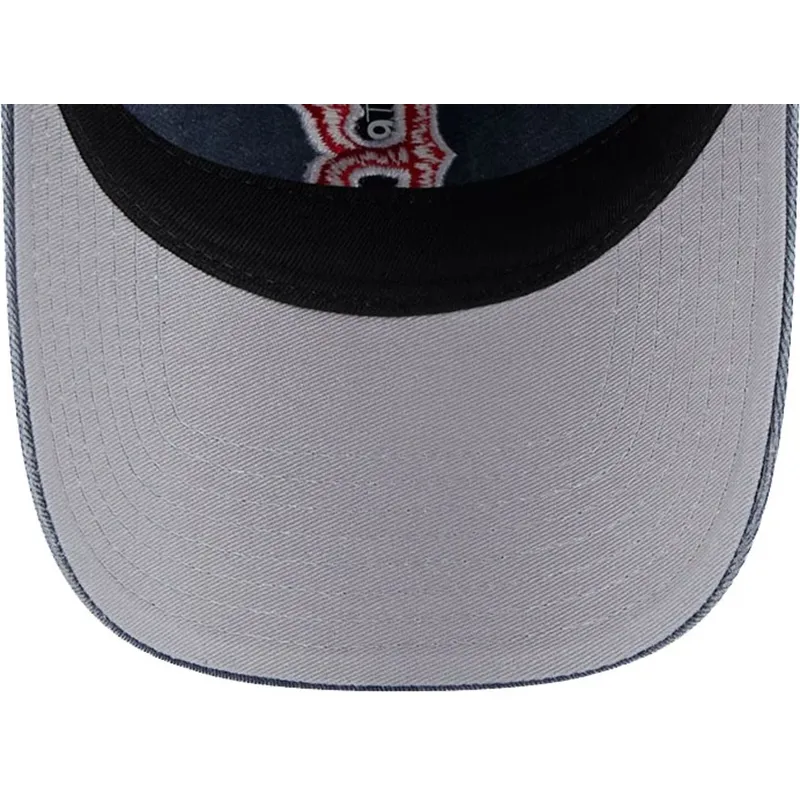 blaue-gebogene-verstellbare-kappe-9twenty-washed-contrast-der-boston-red-sox-mlb-von-new-era