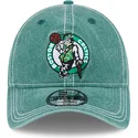 boston-celtics-nba-new-era-9twenty-verstellbare-grune-gebogene-kappe-gewaschen-kontrast
