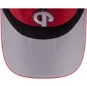 rosa-verstellbare-curved-cap-9twenty-washed-contrast-der-philadelphia-phillies-mlb-von-new-era
