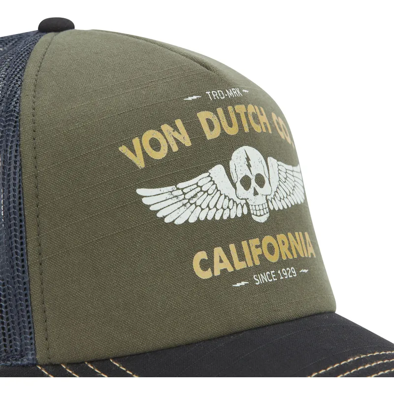 grune-blaue-und-schwarze-trucker-kappe-crew24-von-von-dutch