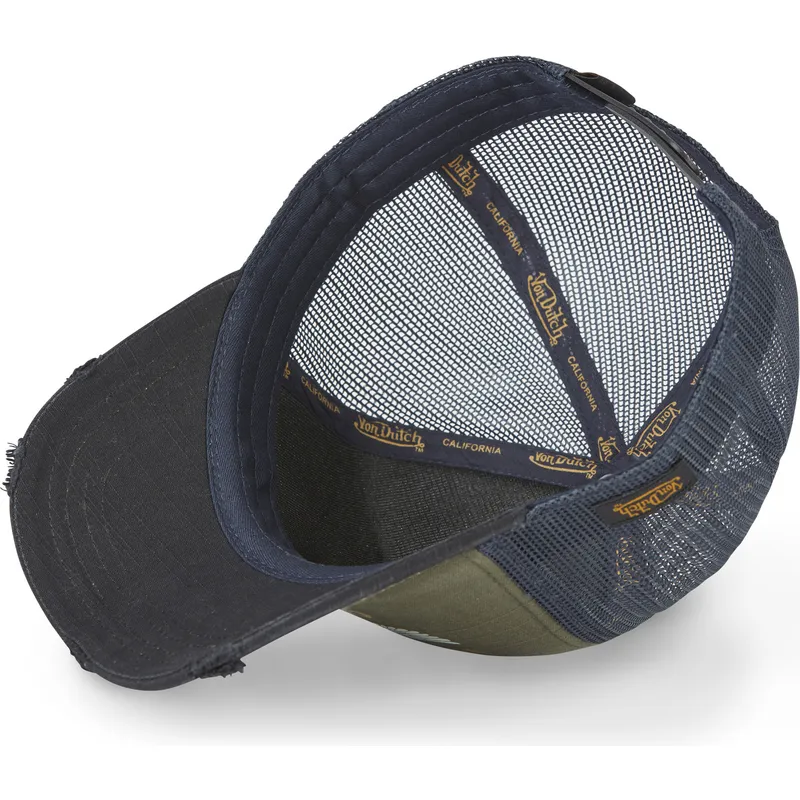 cappellino-trucker-verde-blu-e-nero-crew24-di-von-dutch